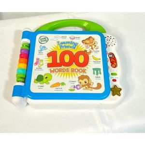 Leap  Frog Electronic Book Learning Friends 100 Words Book Audio Visual  Eng Spn